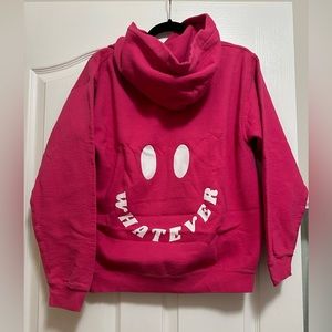 Hot pink whatever hoodie